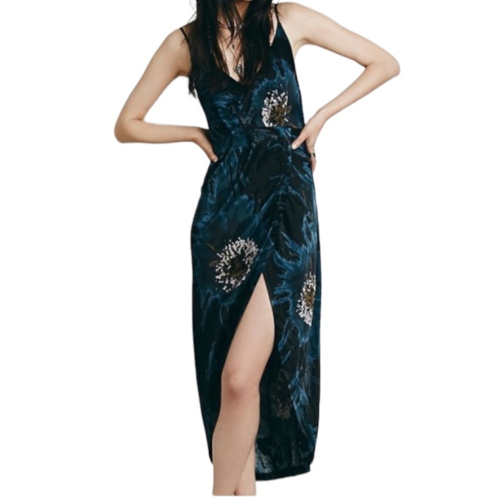 Free People Floral Summer Lady Printed Midi Dress item is in perfect condition.